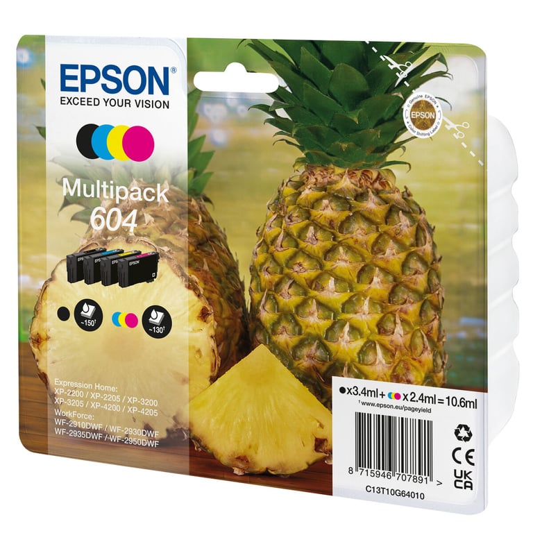 Cartouche D'encre jaunecyan Pack 604 Ananas Epson - vue 9