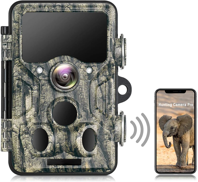 Caméra de Chasse Wifi Full HD Vision Infrarouge Mouvement Bluetooth IP66 YONIS
