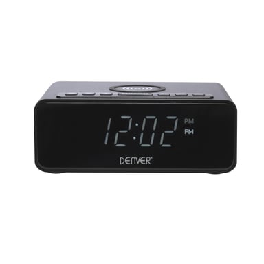 Denver CRQ-105 Radio portable Horloge Numérique Noir