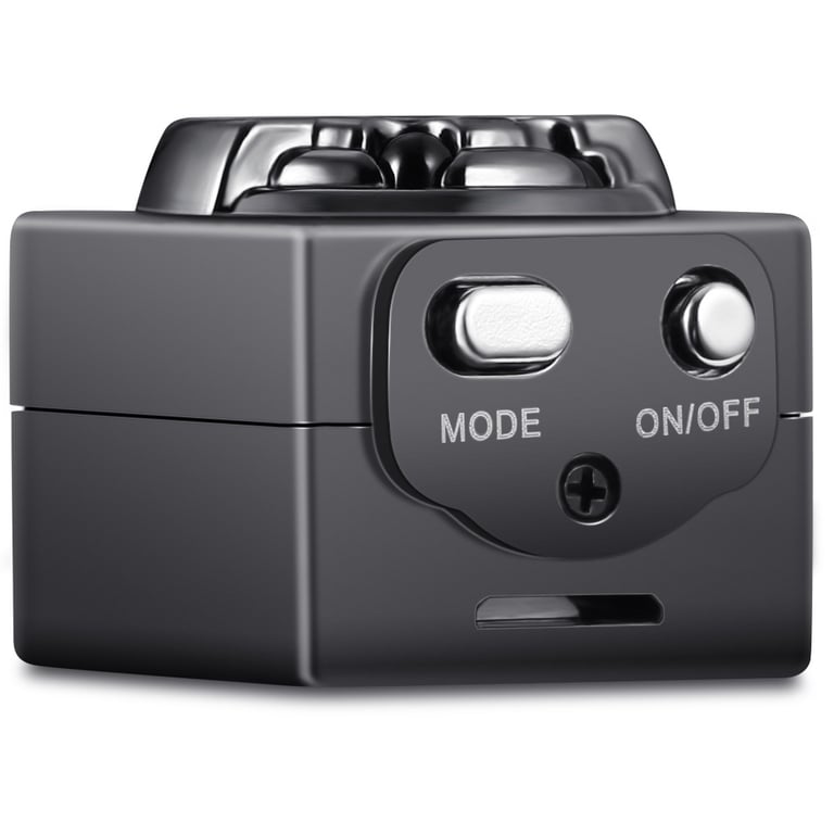 Mini Caméra Espion Vision Nocturne Détection de Mouvement Full HD Micro SD 4 Go YONIS