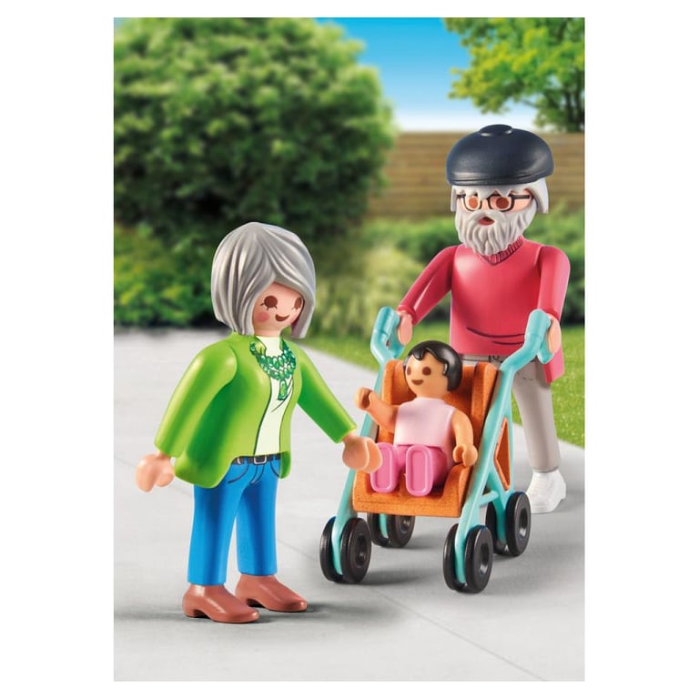 Jeux D'imitation Grands Parents Avec Bébé Playmobil La Boite - vue 3