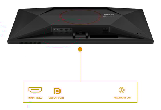 AOC G4 Q27G42ZE écran plat de PC 68,6 cm (27'') 2560 x 1440 pixels Quad HD LCD Noir, Rouge