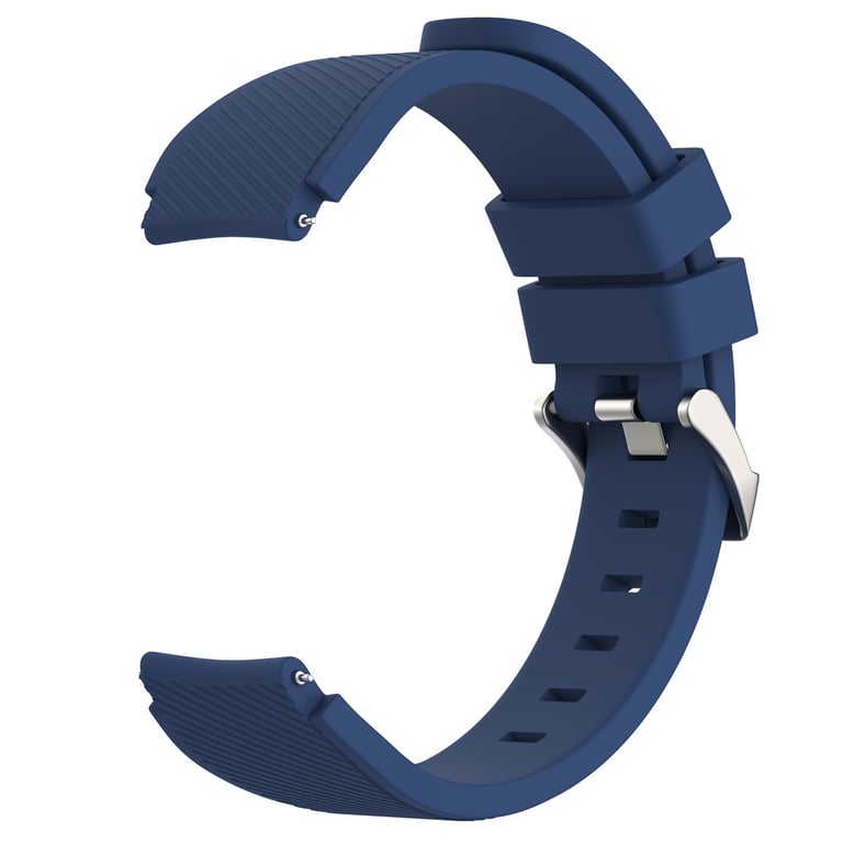 imoshion Bracelet en silicone flexible - Connexion universelle 20 mm - Bleu foncé - Neuf