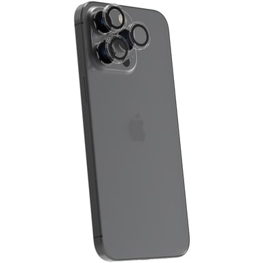 Protector de pantalla de vidrio templado anti-rayas Tiger para iPhone 15 Pro/15 Pro Max con protección de cámara