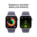 Apple Watch Series 11 GPS + Cellular 42mm Boitier en Aluminium Argent avec Bracelet Sport Brume Violette - S/M