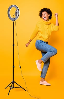 Cellularline Selfie Ring Pro - Universal