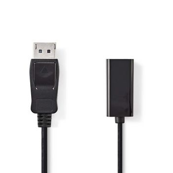 Cable DisplayPort - HDMI? de NEDIS - DisplayPort macho - Salida HDMI? - 0,2 m - Negro