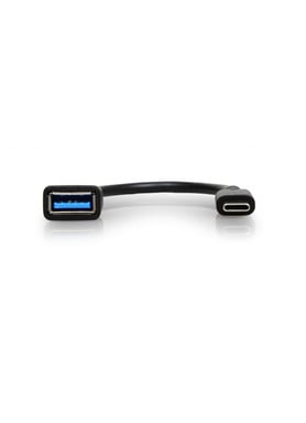 Port Designs 900133 Cavo USB 0,15 m USB C USB A Nero