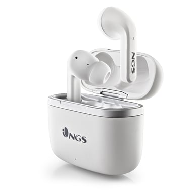 NGS ARTICA CROWN Casque Sans fil Ecouteurs Appels/Musique Bluetooth Blanc
