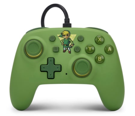 PowerA NSGP0203-01 accessoire de jeux vidéo Vert USB Manette de jeu Analogique Nintendo Switch
