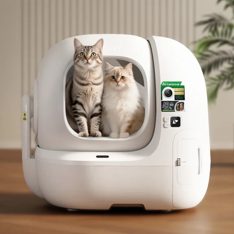 PETKIT Litière électronique PUROBOT T5 2 MAX PRO IA 76 - vue 4