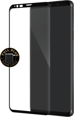 Protection d€™écran élite en verre trempé bord à  bord incurvé pour Samsung Galaxy S9+, Noir
