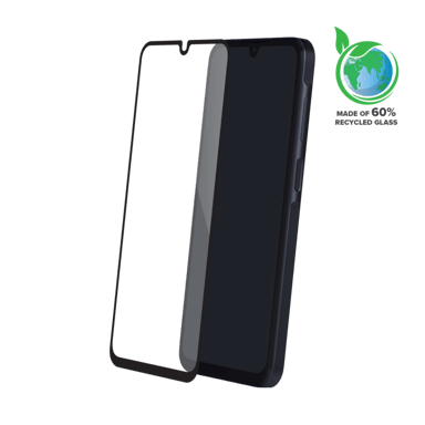 Pellicola protettiva in vetro temperato (60% vetro temperato riciclato) per Samsung Galaxy A15 4G/5G 2023, Nero