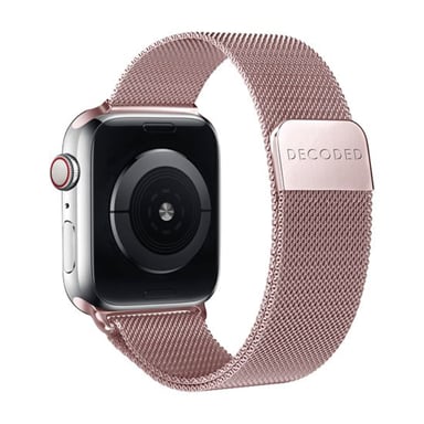 Decoded Correa para Apple Watch 38 / 40 / 41 / 42mm en Milan Traction Mesh Rosa