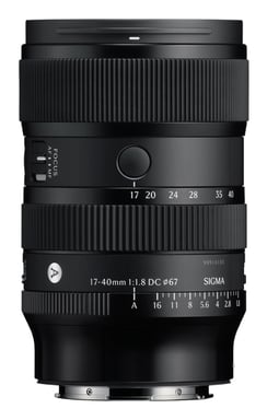 Objetivo SIGMA 17-40mm f/1.8 DC ART compatible con Fujifilm X