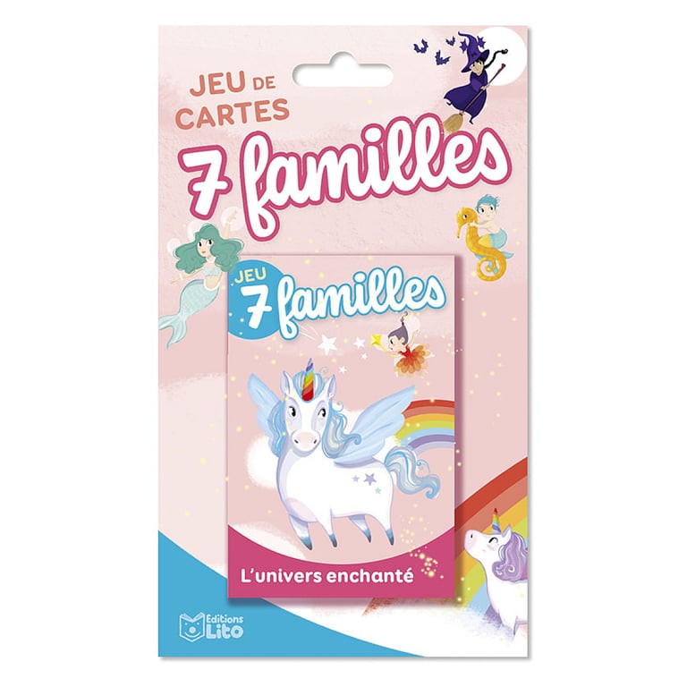 Jeux de société 7 familles Explorez le Monde Enchanté Neuf