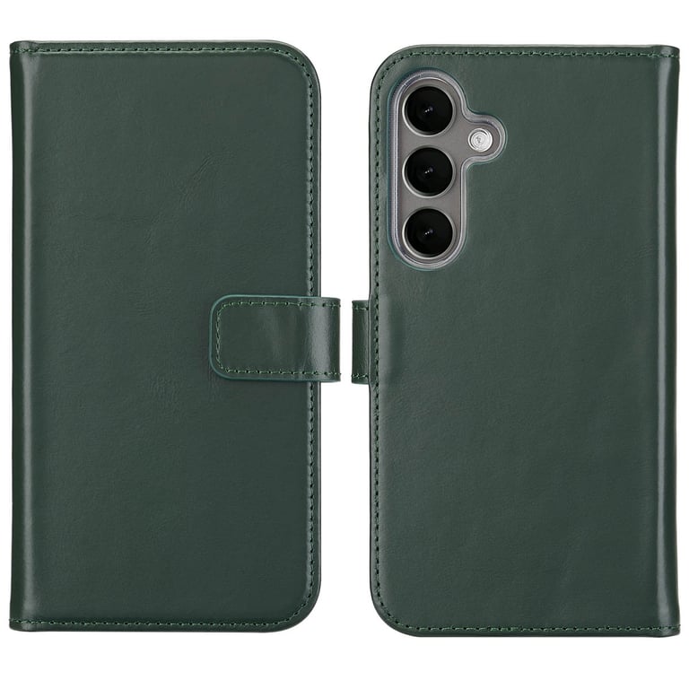 Selencia Étui de téléphone portefeuille en cuir véritable pour Samsung Galaxy S25 Plus Neuf