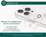 Force Glass FGMGCAMIP1261ORIG écran et protection arrière de téléphones portables Protecteur d'objectif caméra Apple 1 pièce(s)