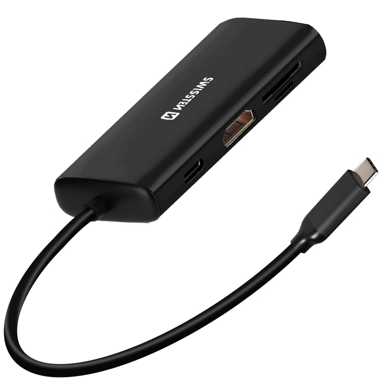 Hub USB C vers Ethernet + HDMI + USB C + USB + Lecteur Carte Neuf