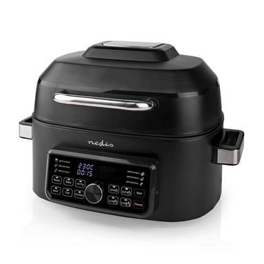 Nedis KAAFG600BK friteuse Unique 6 L Autonome 1660 W Friteuse d'air chaud Noir