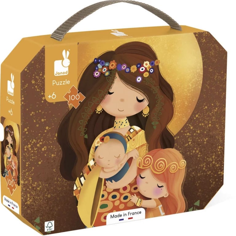 Puzzle 100 pièces : Valisette : Inspiré de Mucha Juratoys Janod - vue 2