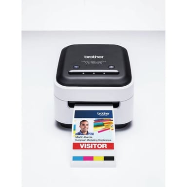 Stampante per etichette e foto per il tempo libero - BROTHER - VC-500W - Termica diretta - Colore - Wi-Fi - VC500WCRZ1