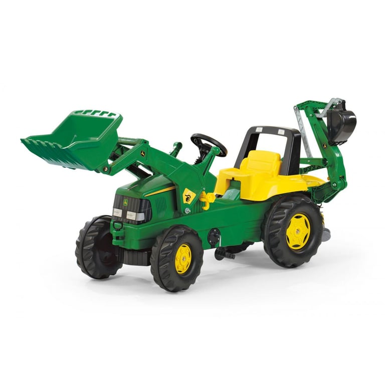 Tracteur à Pédales Rolly Toys RollyJunior John Deere pour Enfants de 3 à Neuf