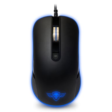 Spirit of Gamer Pro-M6 souris Jouer Ambidextre USB Type-A Optique 4000 DPI