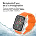 imoshion Bracelet Athletic en silicone pour Apple Watch Series 1 t/m 9 / SE (38/40/41 mm) | Series 10 / 11 (42 mm) - Orange