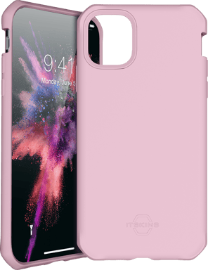 Custodia rigida rosa Spectrum Solid Itskins per iPhone 11 Pro