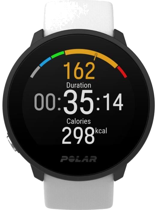 POLAR Montre fitness étanche Unite avec GPS S/L - Blanc