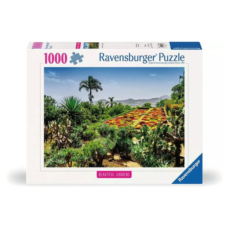 Puzzle 1000 pièces Jardin botanique Madère Ravensburger France - vue 2