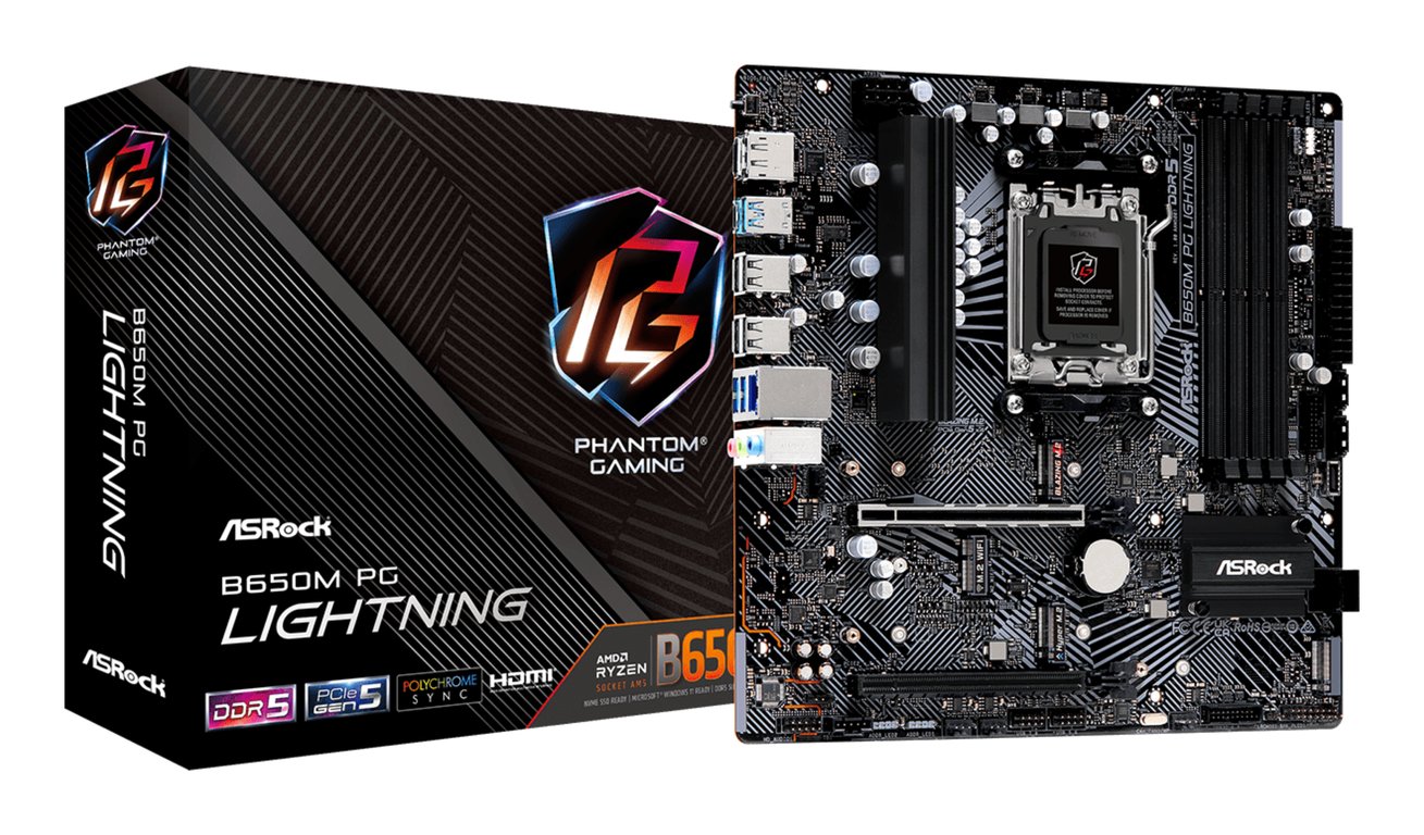 ASRock B650M PG Lightning - vue 2