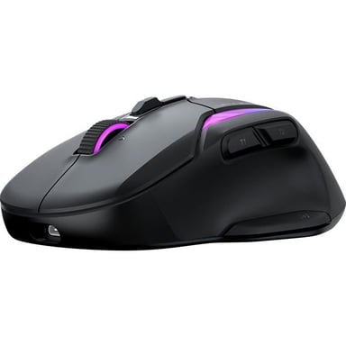 Souris gaming sans fil - Turtle Beach Kone? II Air - Ergonomique - Noir, Bluetooth, 26 000 DPI, molette 4D