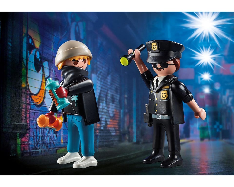Playmobil 70822 Policier Et Taggueur - vue 3