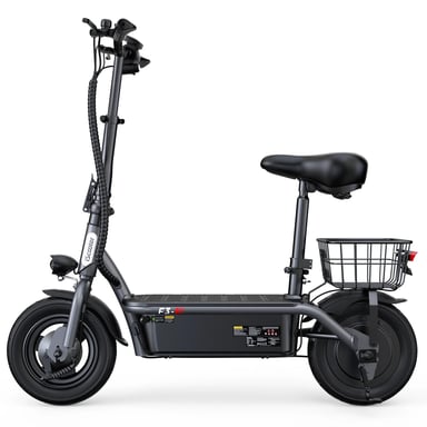 Scooter Eléctrico F3 | Motor 1000W | Batería 48V 13Ah | Neumáticos de 10 Pulgadas| Velocidad Máx 45 km/h | Autonomía 55-60 km | Gris