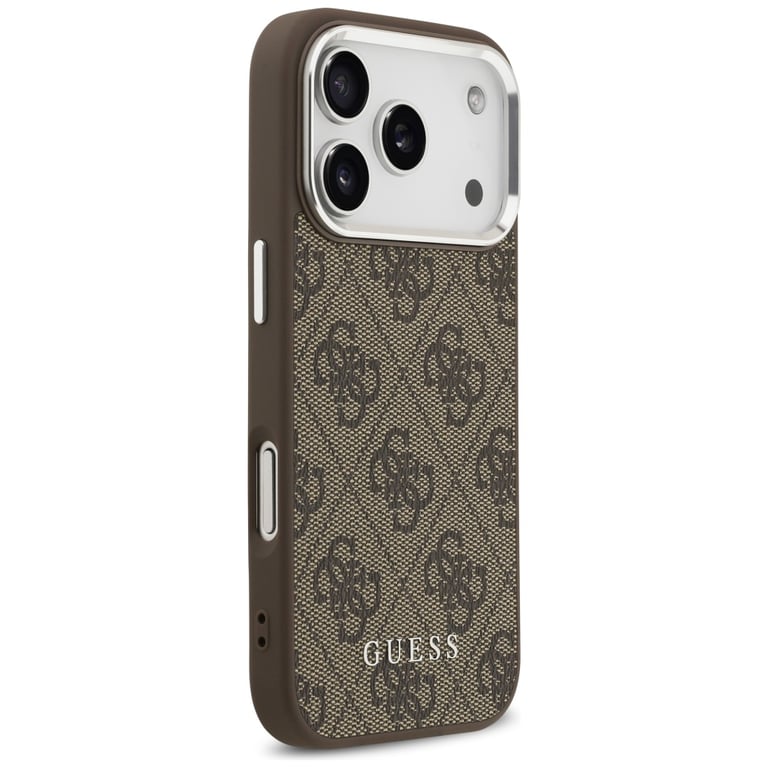 Guess Étui MagSafe 4G Classic Logo pour iPhone 17 Pro Marron - vue 3