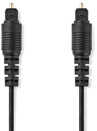 Câble audio optique | TosLink Male | TosLink Male | 1.00 m | Rond | PVC NEDIS - CAGP25000BK10