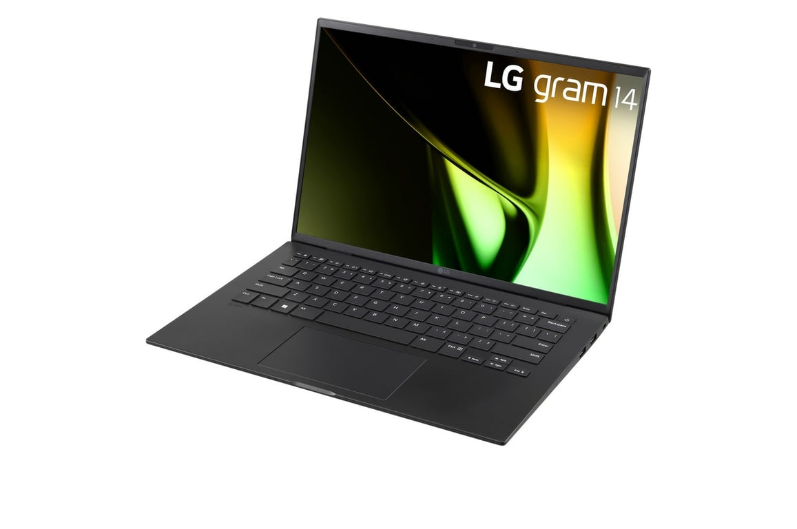 LG Gram Core Ultra 7 (14 ) WUXGA 32 Go LPDDR5x-SDRAM 1 To SSD Wi-Fi 6E (802.11ax) Windows 11 Home, Noir - AZERTY (14Z90S-G.AD78F) - Neuf