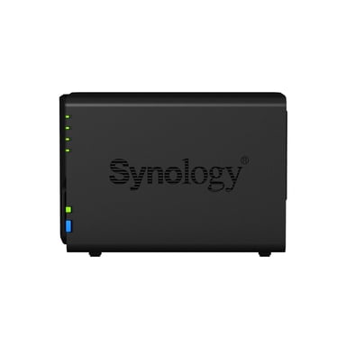 Synology DiskStation DS218 serveur de stockage NAS Bureau Realtek RTD1296 2 Go DDR4 0 To DiskStation Manager Noir