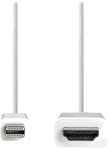 NEDIS Mini DisplayPort - HDMI? Cable - Mini DisplayPort Male - HDMI? Connector - 2.0 m - Blanc