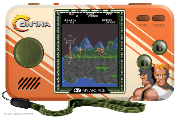 My Arcade - Contra Premium Edition - Console de Jeu Portable - 2 Jeux en 1