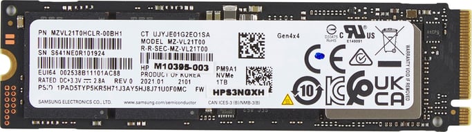 HP 1TB PCIe-4x4 NVMe Solid State Drive