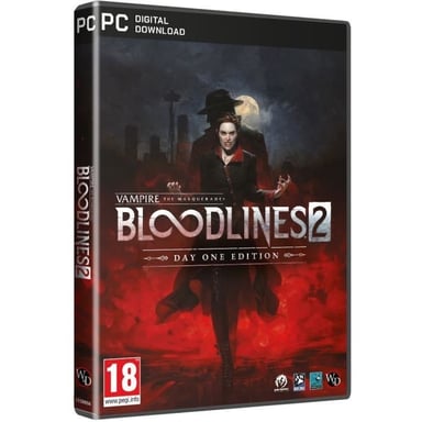 Vampire : THE MASQUERADE - BLOODLINES 2 - Day One Edition - Jeu PC - Code in a Box