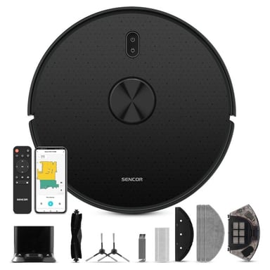 Sencor SRV 9120BK robot aspirateur Noir