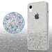 Coque pour Apple iPhone XR en Transparent avec Paillettes Housse de protection Étui en silicone TPU flexible avec paillettes scintillantes