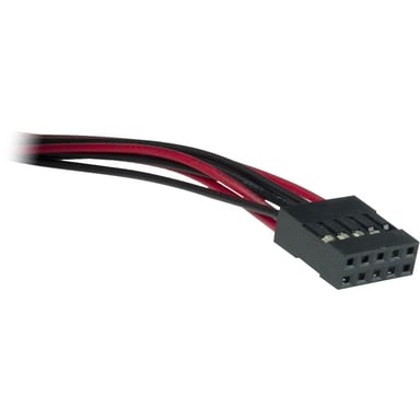 Inter-Tech 88887290 sistema de refrigeración para ordenador Carcasa del ordenador Ventilador 8 cm Negro 4 pieza(s)