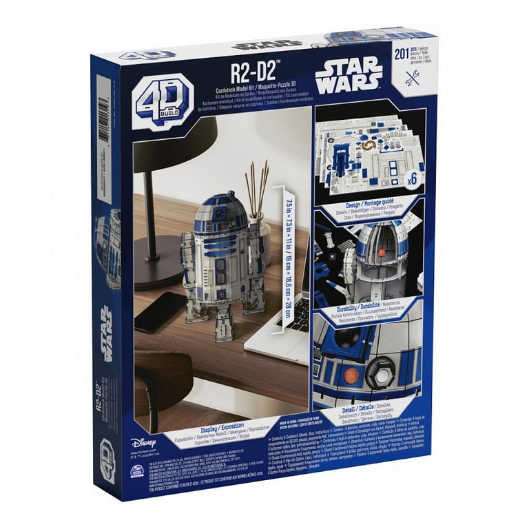 R2 D2 Star Wars 4D Build - vue 1