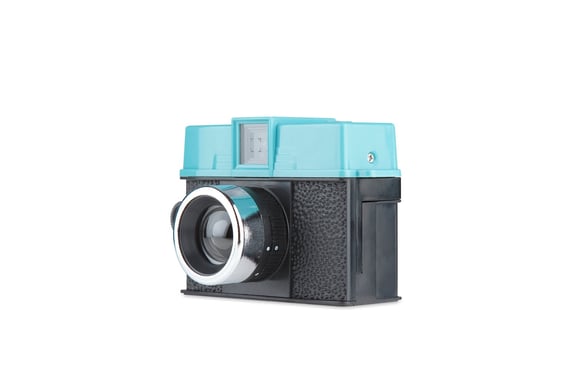 Lomography Diana Baby 110 + 12mm Lens Caméra-film compact 110 mm Noir, Bleu