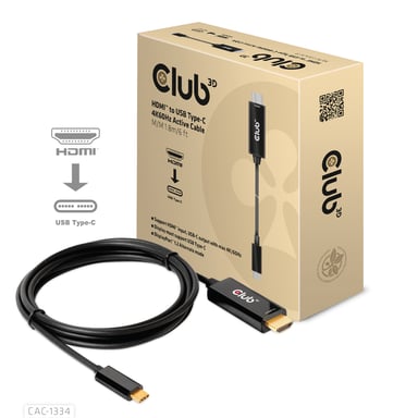 CLUB3D CAC-1334 cavo video e adattatore 1,8 m HDMI tipo A (standard) USB tipo C